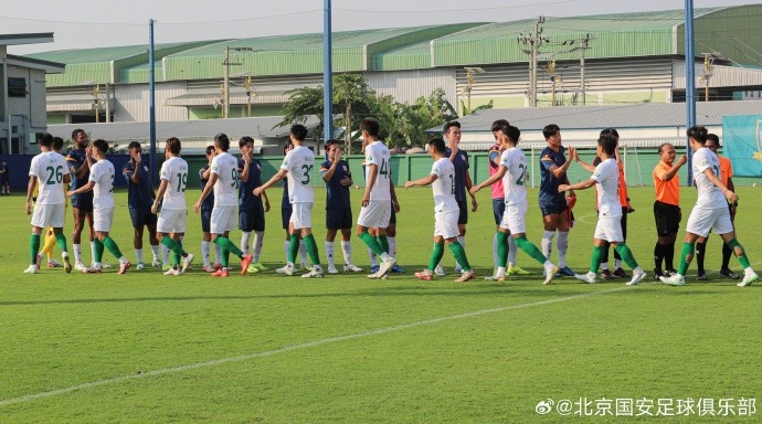  教學賽 : 北京國安1-2華城FC 林良銘助攻法比奧破門